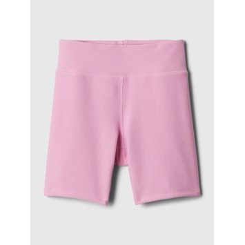 GAP Dětské žebrované biker shorts Růžová
