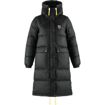 FJÄLLRÄVEN Expedition Long Down Parka W Black