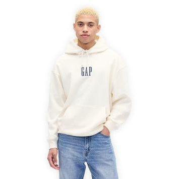 GAP 821804-01 Oversize mikina s logem Vintage Soft Béžová