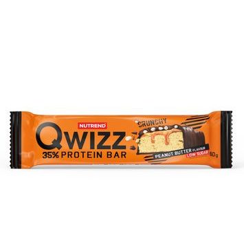NUTREND Qwizz 35% Protein Bar, tyčinka, 60 g arašíd. máslo