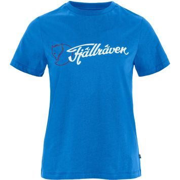 FJÄLLRÄVEN Archive Logo T-shirt W UN Blue