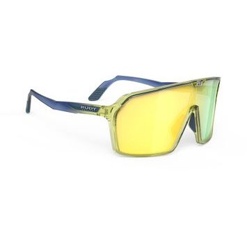 RUDY PROJECT SPINSHIELD Crystal Blue Avio / Apple Green Fade Gloss