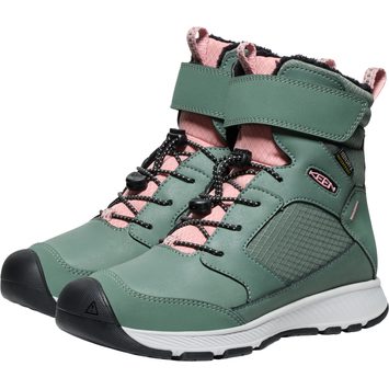 KEEN SKUA WINTER WP YOUTH dark forest/rose elegance