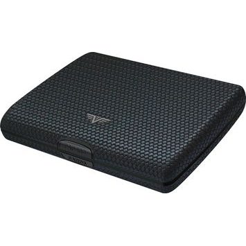 TRU VIRTU Papers & Cards RAY - leather Diagonal Carbon Black