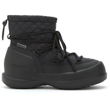 MOON BOOT MEZZALUNA QUILTED MID WP, BLACK