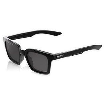 100% ERBA Polished Black - Grey Polarized Lens
