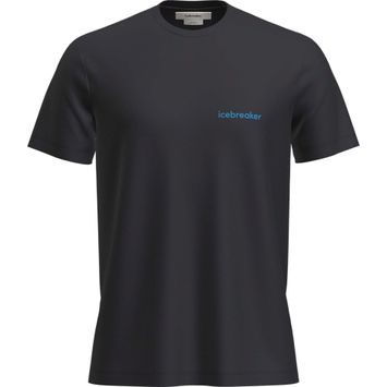 ICEBREAKER M Mer 150 Tech Lite SS Tee IB Wordmark BLACK