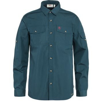 FJÄLLRÄVEN Singi Trekking Shirt LS M Mountain Blue