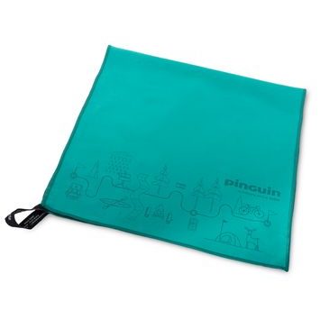 PINGUIN Micro towel Map Petrol