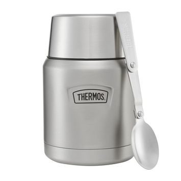 THERMOS Termoska ICON na jídlo se skládácí lžící a šálkem nerez 470 ml