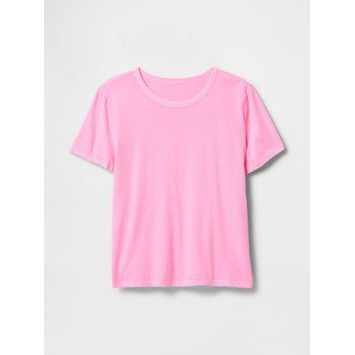 GAP Bavlněné tričko Růžová