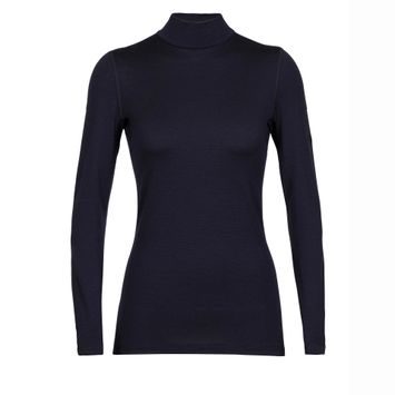 ICEBREAKER W 260 Tech LS Turtleneck MIDNIGHT NAVY