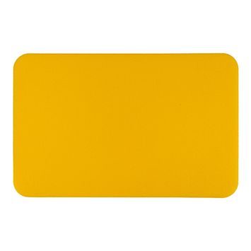 YATE Obdelníkové sedátko bez ucha - žluté