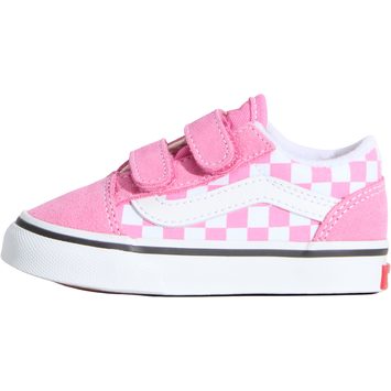 VANS Old Skool V COLOR THEORY CHECKERBOARD Pink Fizz