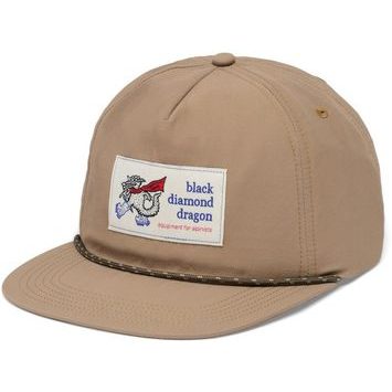 BLACK DIAMOND SYNTHETIC ROPE HAT Mushroom-White Dragon Patch