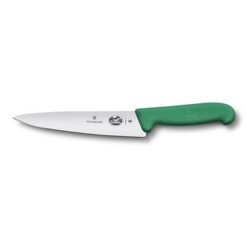 VICTORINOX Fibrox, kitchen knife, 15cm, straight, green