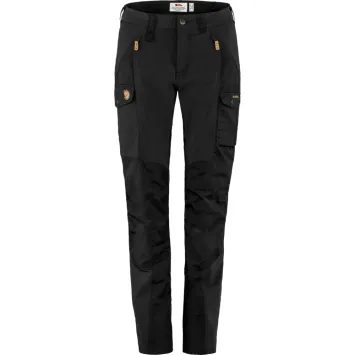 FJÄLLRÄVEN Nikka Trousers Curved W, Black