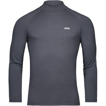 POC M's Layer Merino Mock Neck Jersey Sylvanite Grey