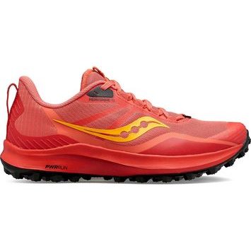 SAUCONY PEREGRINE 12, CORAL/REDROCK