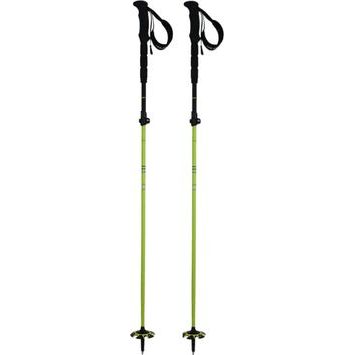 BLIZZARD Tour telescopic ski poles, black/lime green