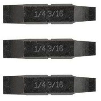 LEATHERMAN 1/4" and 3/16" Flat Screwdriver Bits (3 ks)