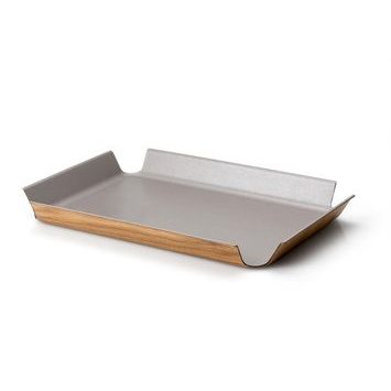 CONTINENTA Non-slip serving tray 54.5 cm light gray