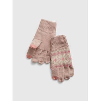 GAP 513341-00 Dětské prstové rukavice Růžová