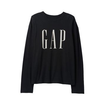 GAP Oversize tričko s logem Černá
