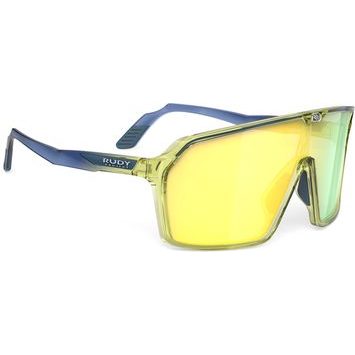 RUDY PROJECT SPINSHIELD Crystal Blue Avio / Apple Green Fade Gloss