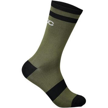 POC Lure MTB Sock Long Epidote Green/Uranium Black