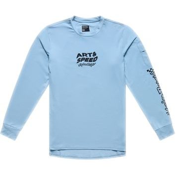 TROY LEE DESIGNS RUCKUS RIDE TEE WAVES DAWN BLUE