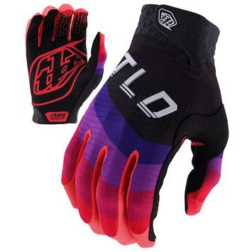 TROY LEE DESIGNS YOUTH GLOVE AIR REVERB BLACK / GLO RED