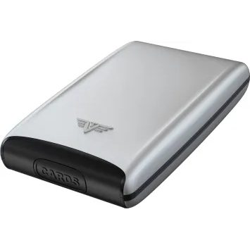 TRU VIRTU Credit Card Case RAZOR Fan - Silver Arrow