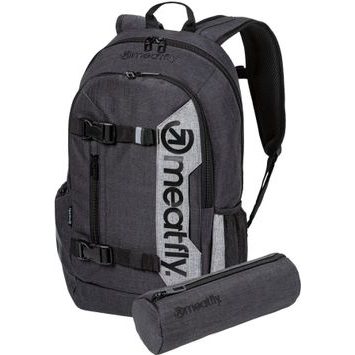 MEATFLY Basejumper 22, Charcoal Heather/Grey Heather