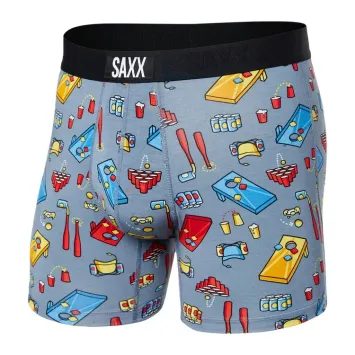 SAXX VIBE SUPER SOFT BB, Beer Olympics-Grey