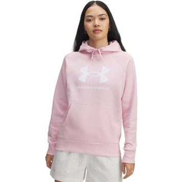 UNDER ARMOUR UA Rival Fleece Big Logo HD-PNK