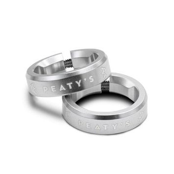 PEATYS MONARCH LOCK RING SILVER