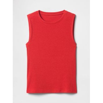 GAP Žebrovaný top Červená