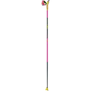 LEKI HRC max FRT neonpink-neonyellow-carbon structure