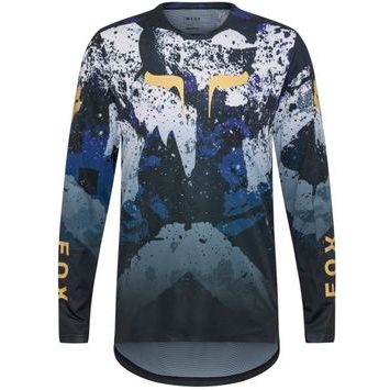 FOX Flexair Ls Jersey Goldstone Le Purple