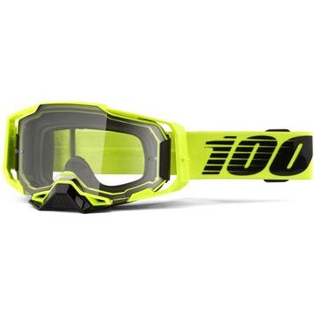 100% ARMEGA Goggle - Nuclear Citrus - Clear Lens