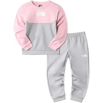 THE NORTH FACE KID SURGENT CREW SET Cameo Pink