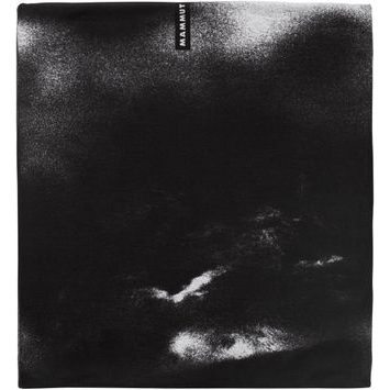 MAMMUT Fleece Neck Gaiter black-white