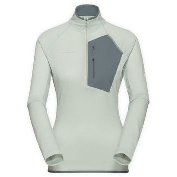 MAMMUT Aenergy Light ML Half Zip Pull Women silver sage-strata