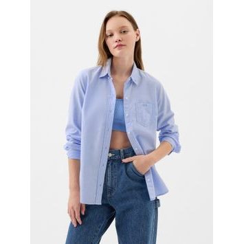 GAP 886912-01 Košile oxford s logem Modrá