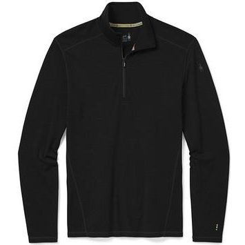 SMARTWOOL M MERINO 250 BASELAYER 1/4 ZIP BOXED, black