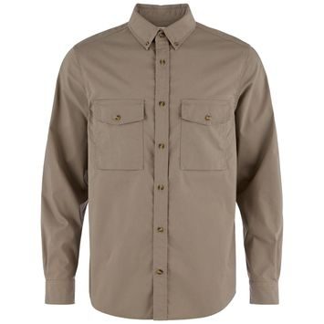 FJÄLLRÄVEN Övik G-1000 Shirt LS M Suede Brown