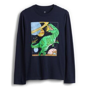 GAP 834681-02 Dětské tričko Tmavě modrá