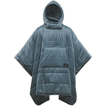 THERM-A-REST HONCHO PONCHO Blue Woven Print