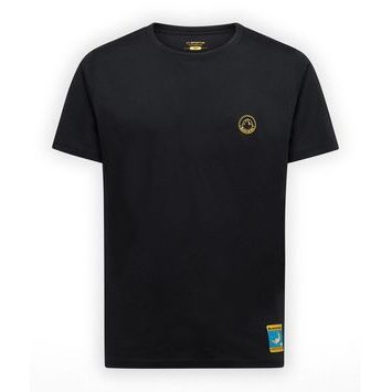 LA SPORTIVA Climbing on the Moon T-Shirt M Nero/Giallo